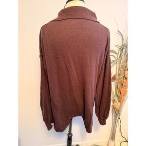 FP Beach Brown cashmere blend romper 
Button Down jumpsuit Small